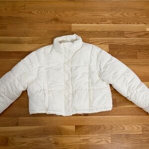 White Puffer Jacket from “No Rest for Bridget” size L